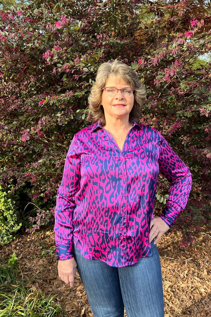 Beth Animal Print Top