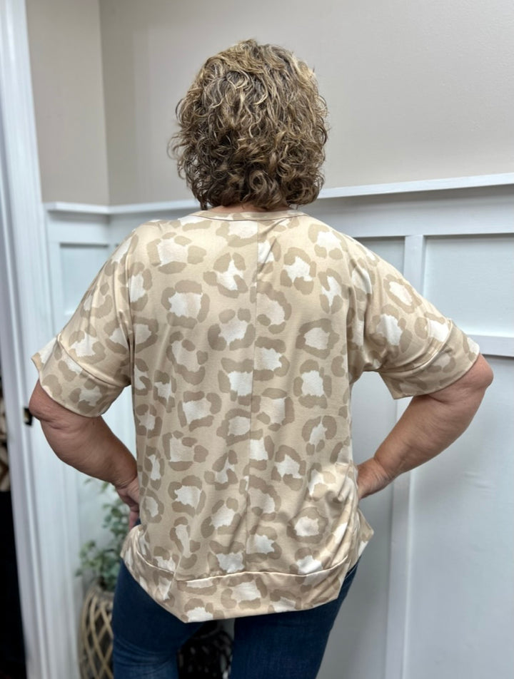 Cara Leopard Plus Top