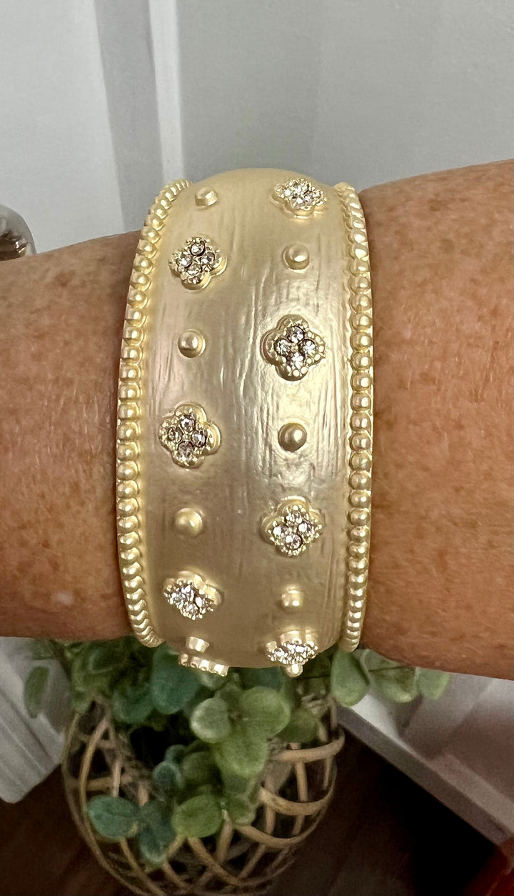 Paige Gold Cuff Bracelet