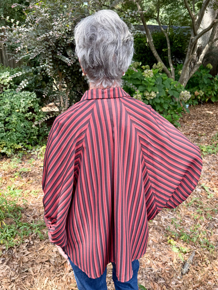 Gabriella 3/4 Sleeve Stripe Top