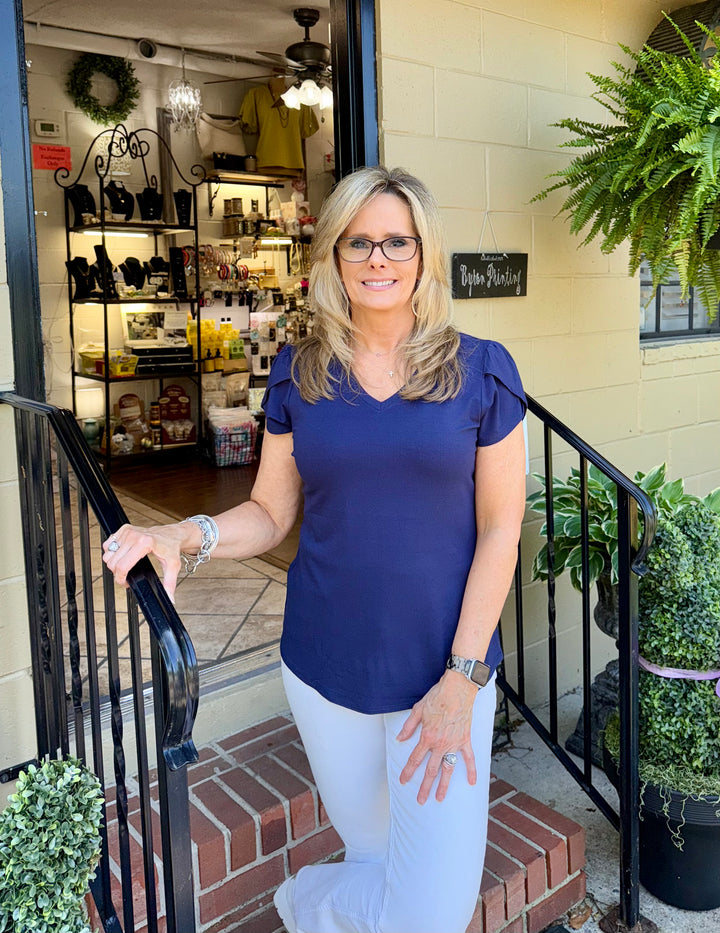 Juliana Tulip Sleeve Top