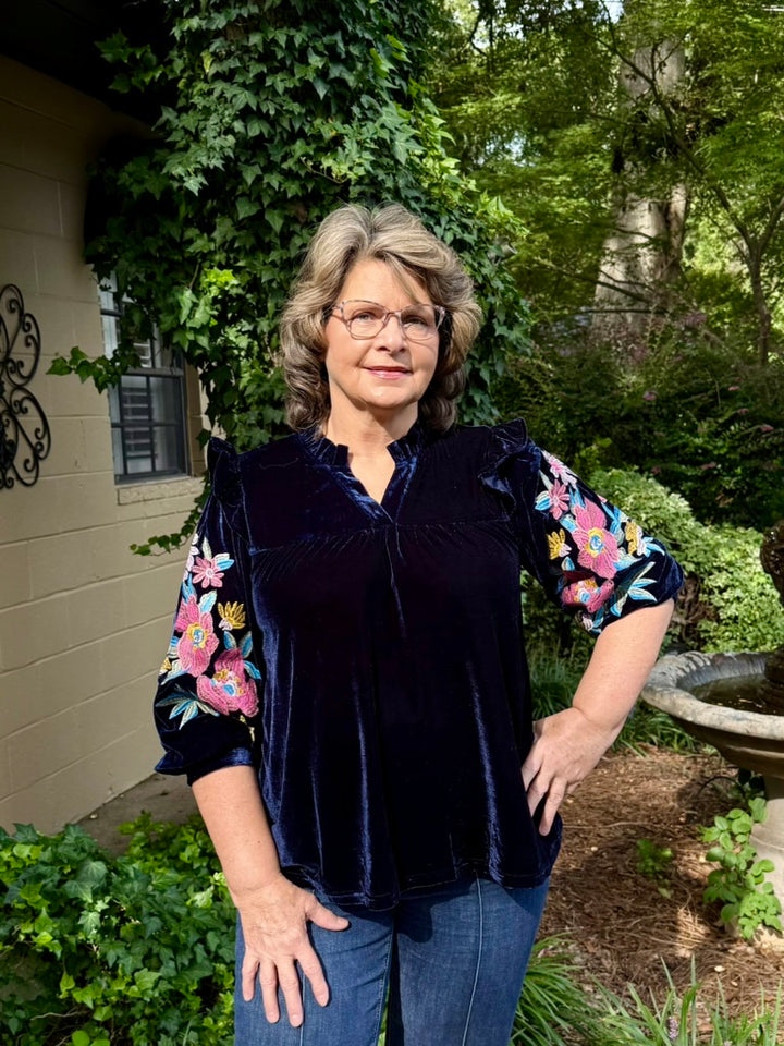 Margie 3/4 Sleeve Top