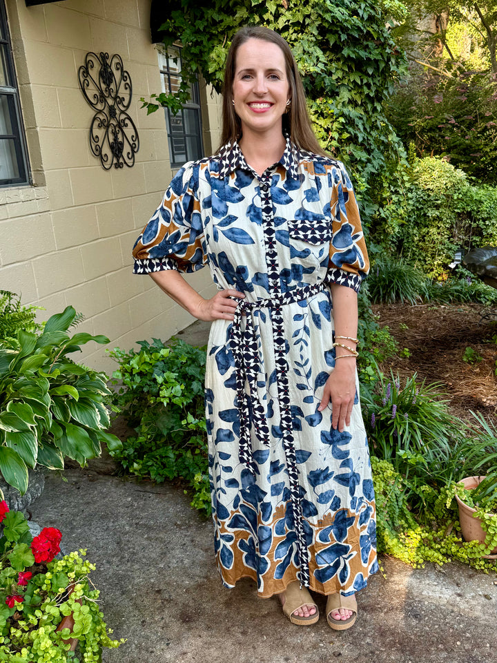 Sasha Print Midi Dress