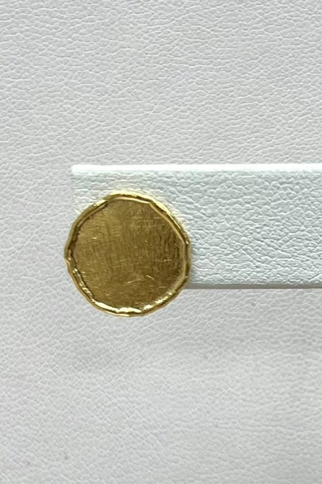 Uno Gold Stud Earrings