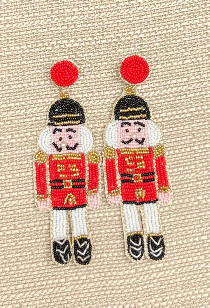 Christmas Seed Bead Earrings