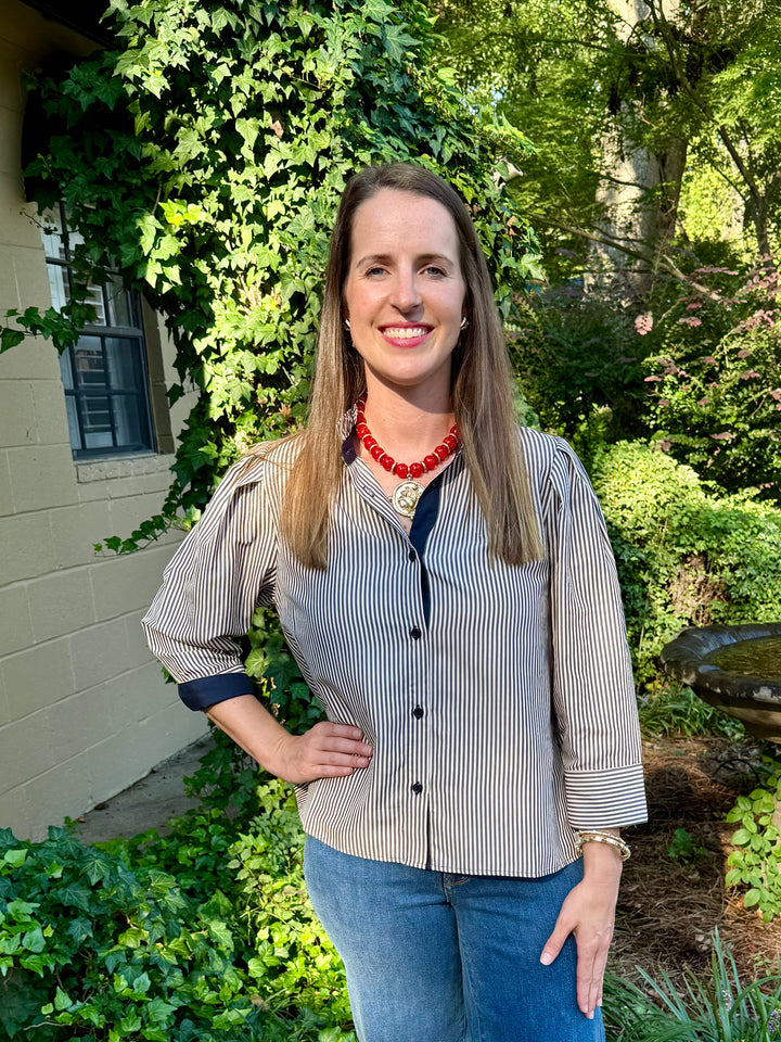 Georgia Bulldog Statement Necklace