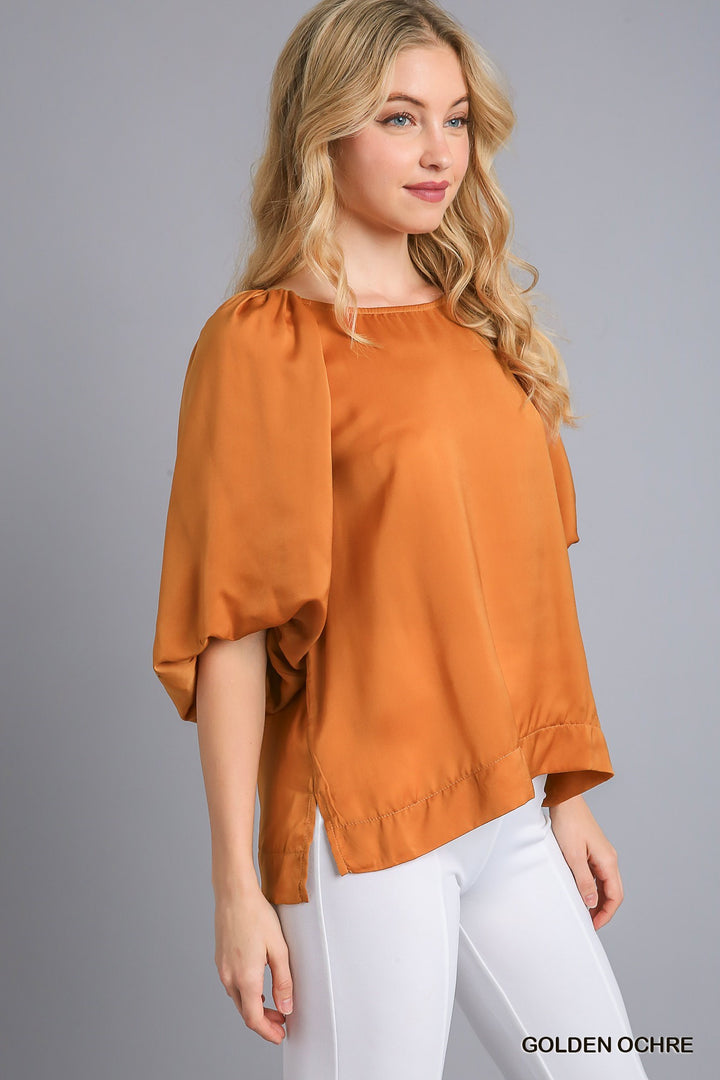 Kristy Balloon Sleeve Top