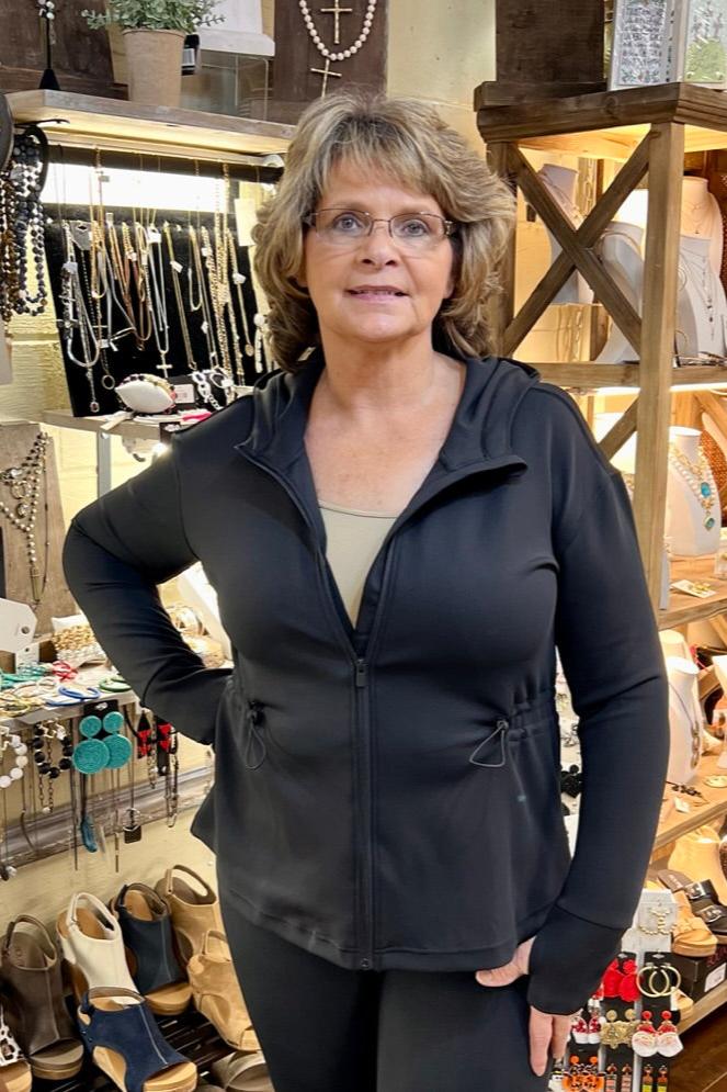 Kelsey Jacquard Ribbed Jacket