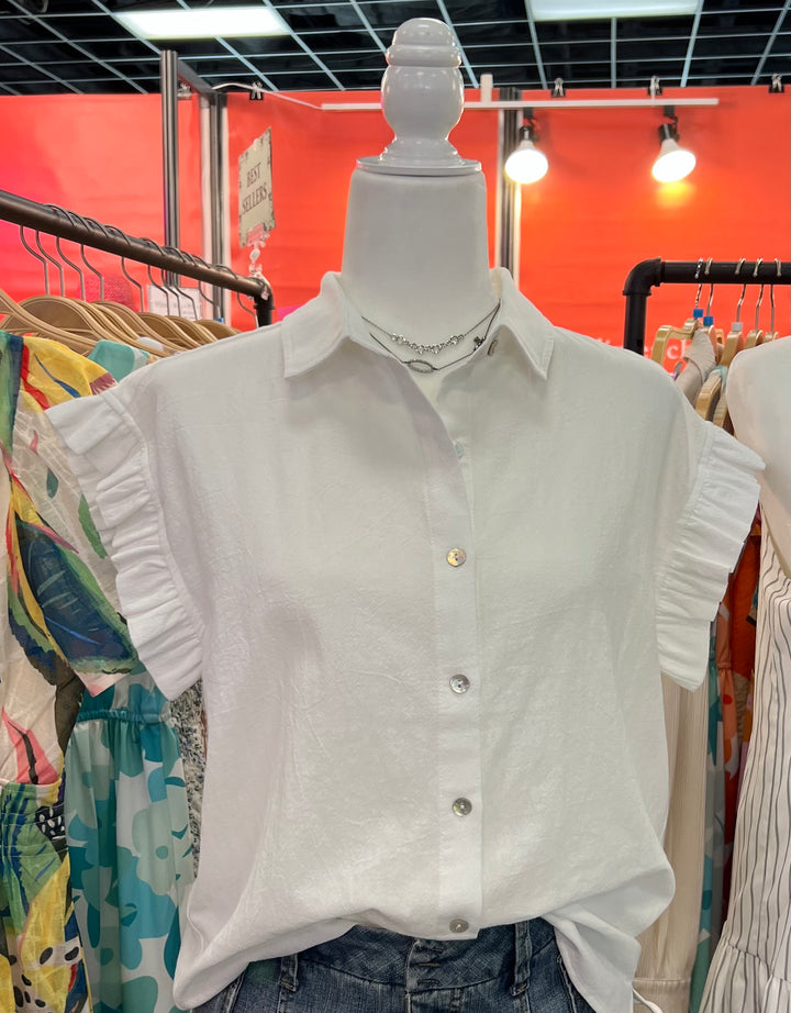 Chris Button Down Top