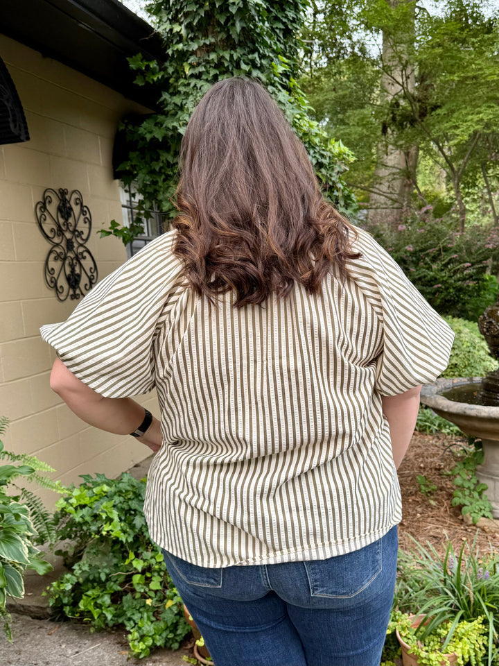 Denny Puff Sleeve Top