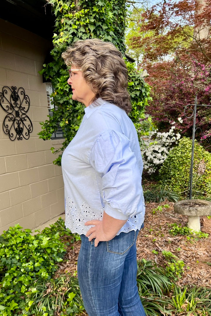 Elizabeth 3/4 Sleeve Top