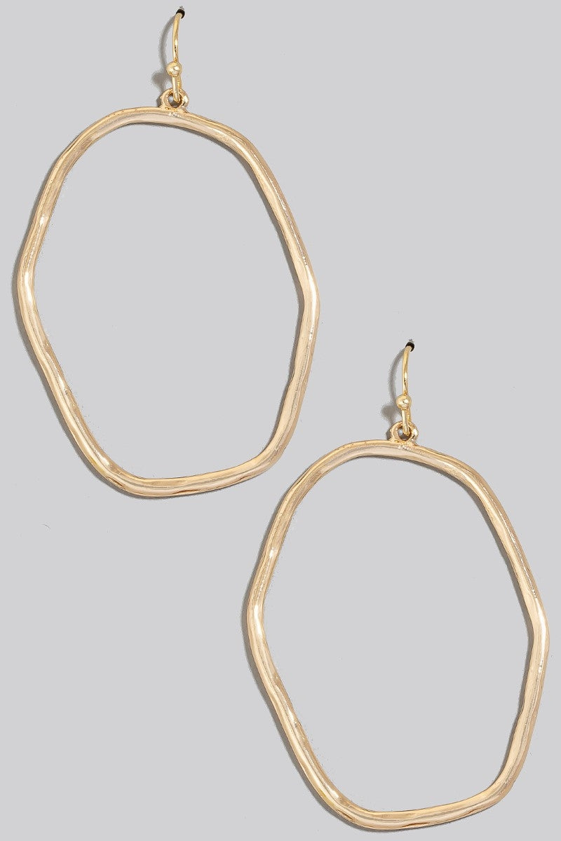 Mary Oval Hoops