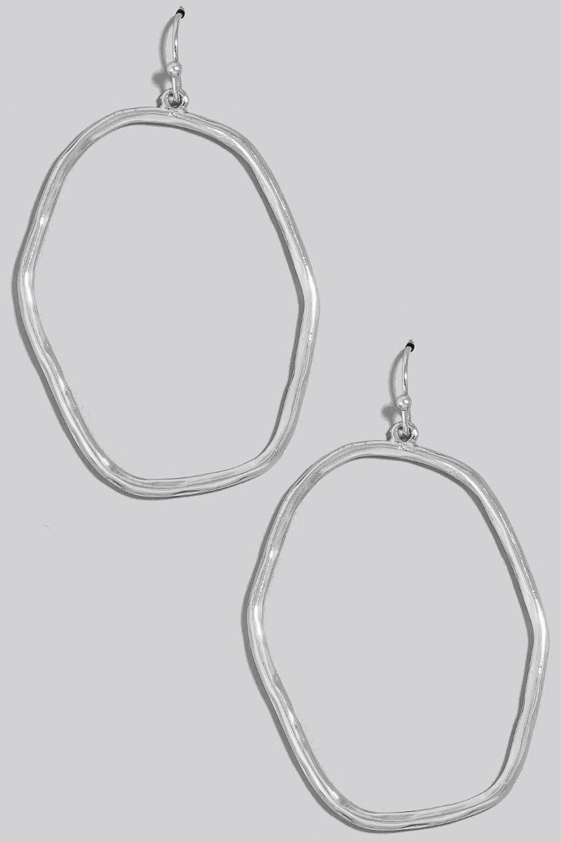 Mary Oval Hoops