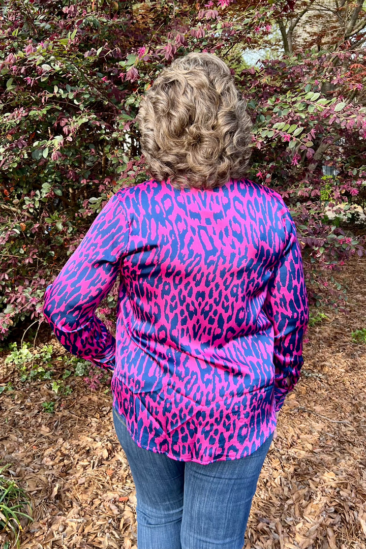Beth Animal Print Top