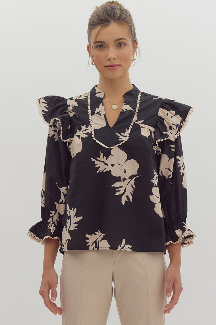 Maria 3/4 Sleeve Top