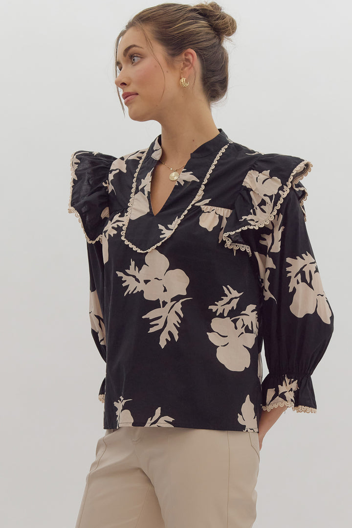 Maria 3/4 Sleeve Top