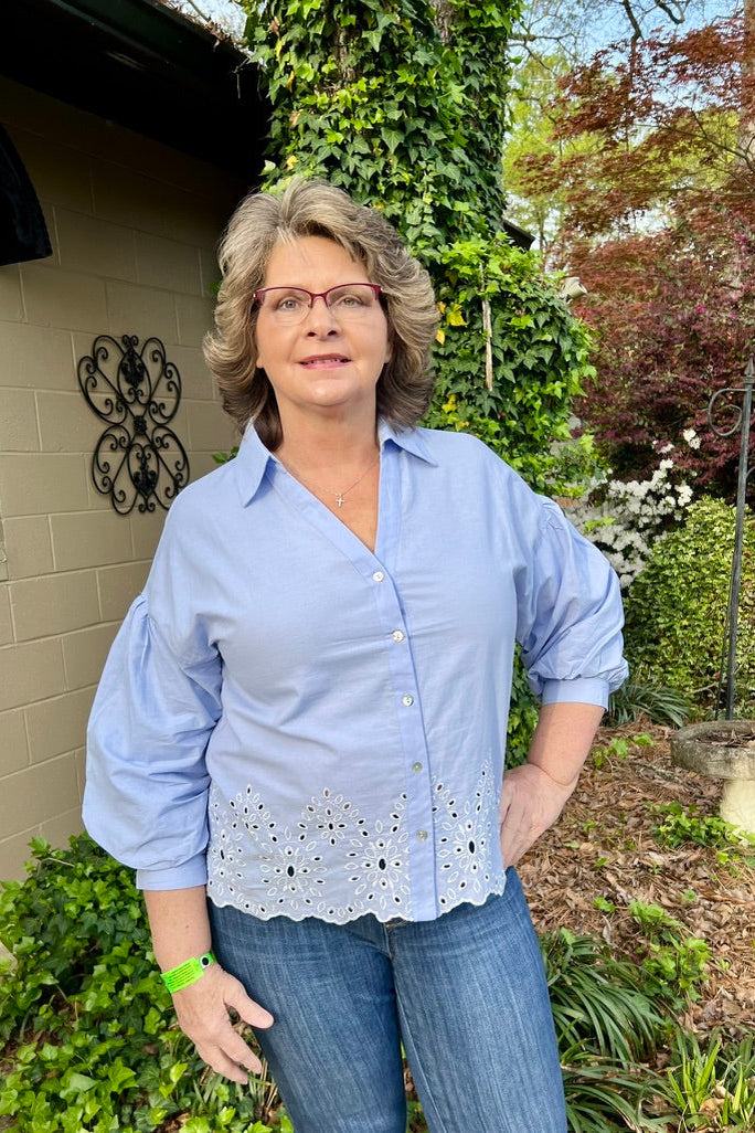 Elizabeth 3/4 Sleeve Top