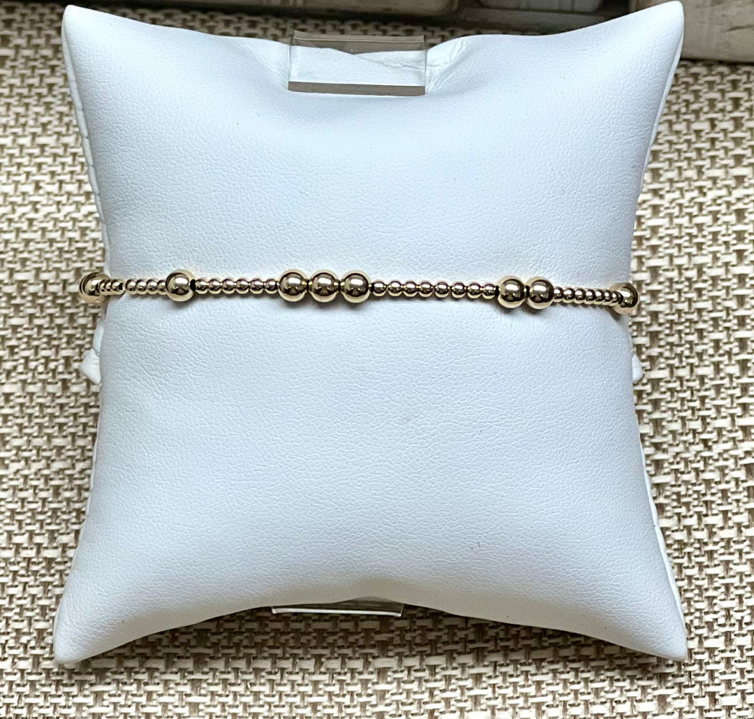 Faith Mixed Bead Bracelet