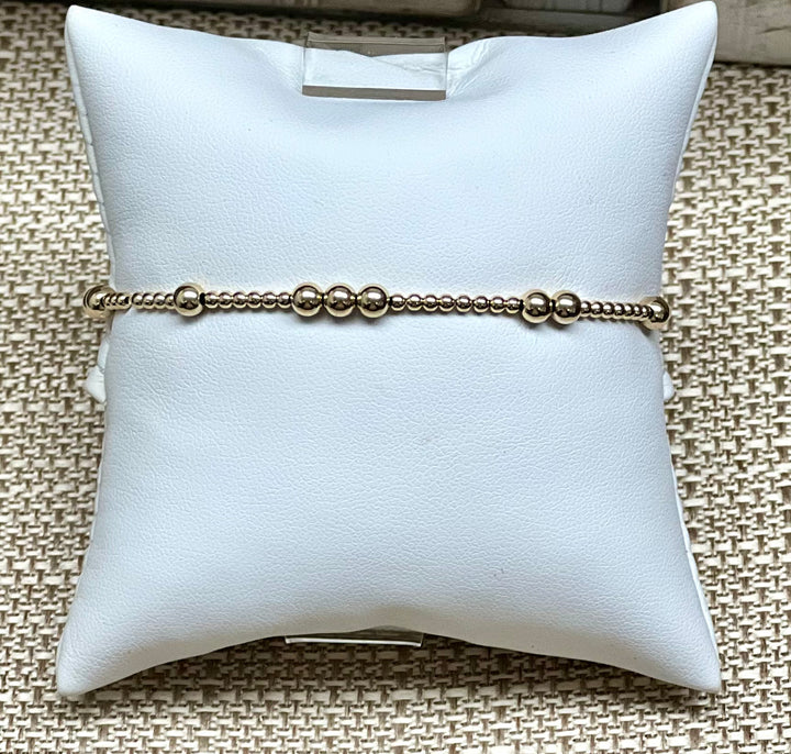 Faith Mixed Bead Bracelet