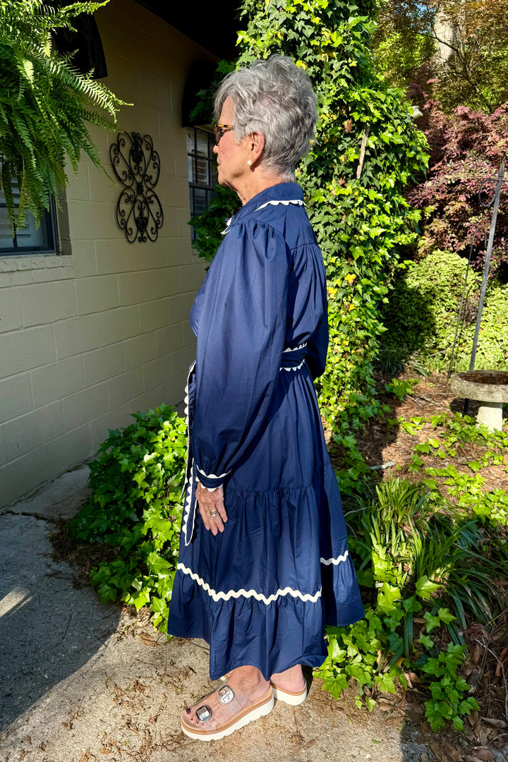 Scarlet Long Sleeve Midi Dress