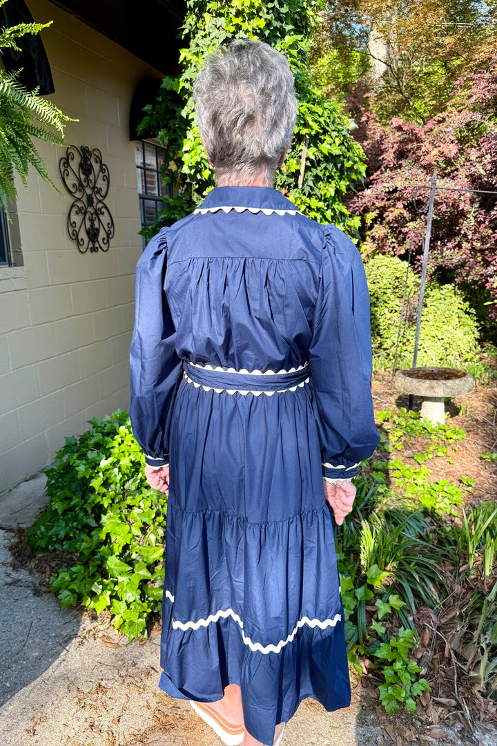 Scarlet Long Sleeve Midi Dress