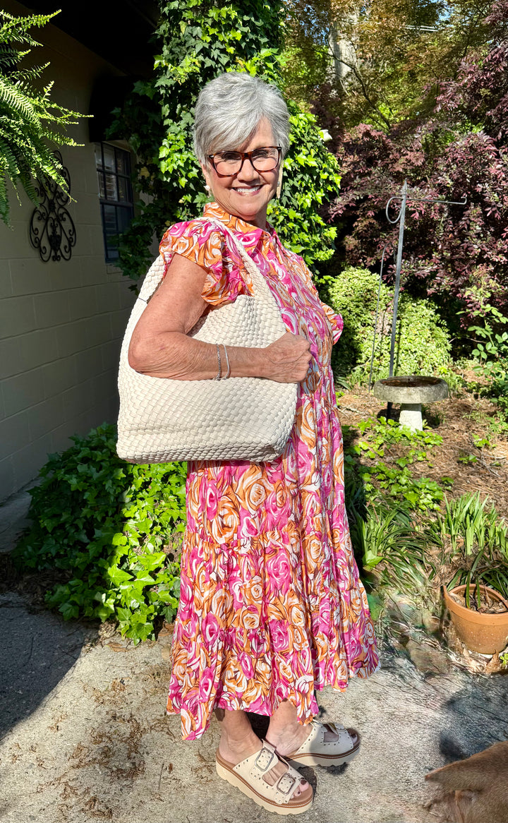 BC Woven Hobo Handbag