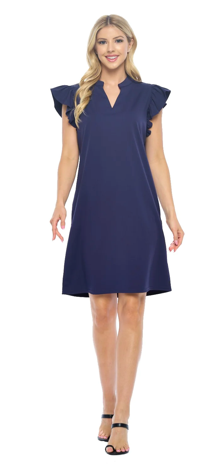 Sadie Ruffle Sleeve Dress