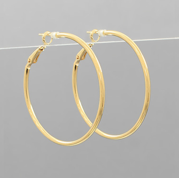 Natalie Thin Hoops