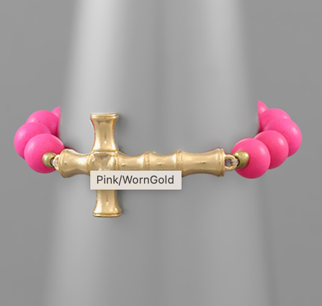 Dottie Cross Bracelet