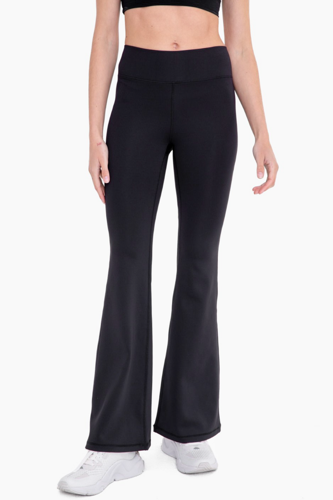 Kelsey Jacquard Ribbed Flare Pant