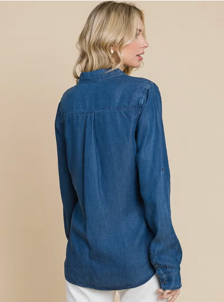 Heather Denim Shirt