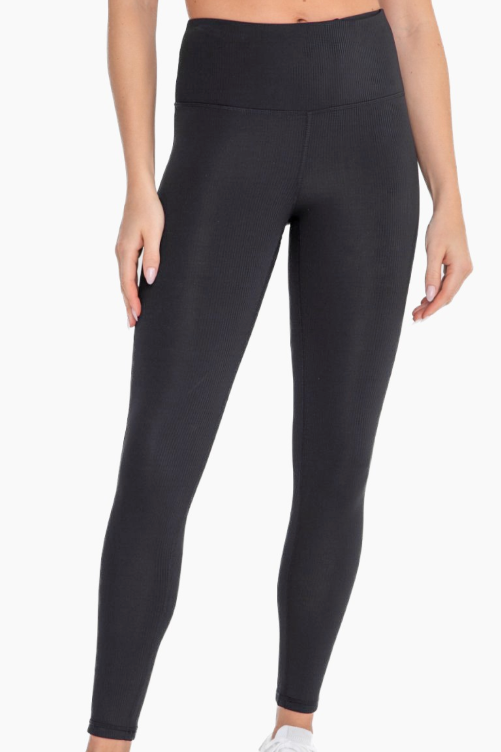 Jackie Ribbed High-Waisted Leggings