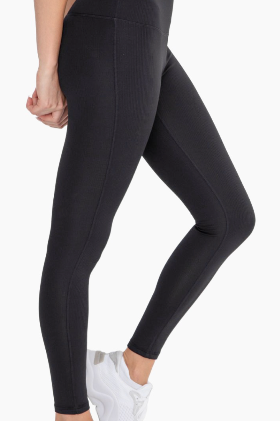 Jackie Ribbed High-Waisted Leggings