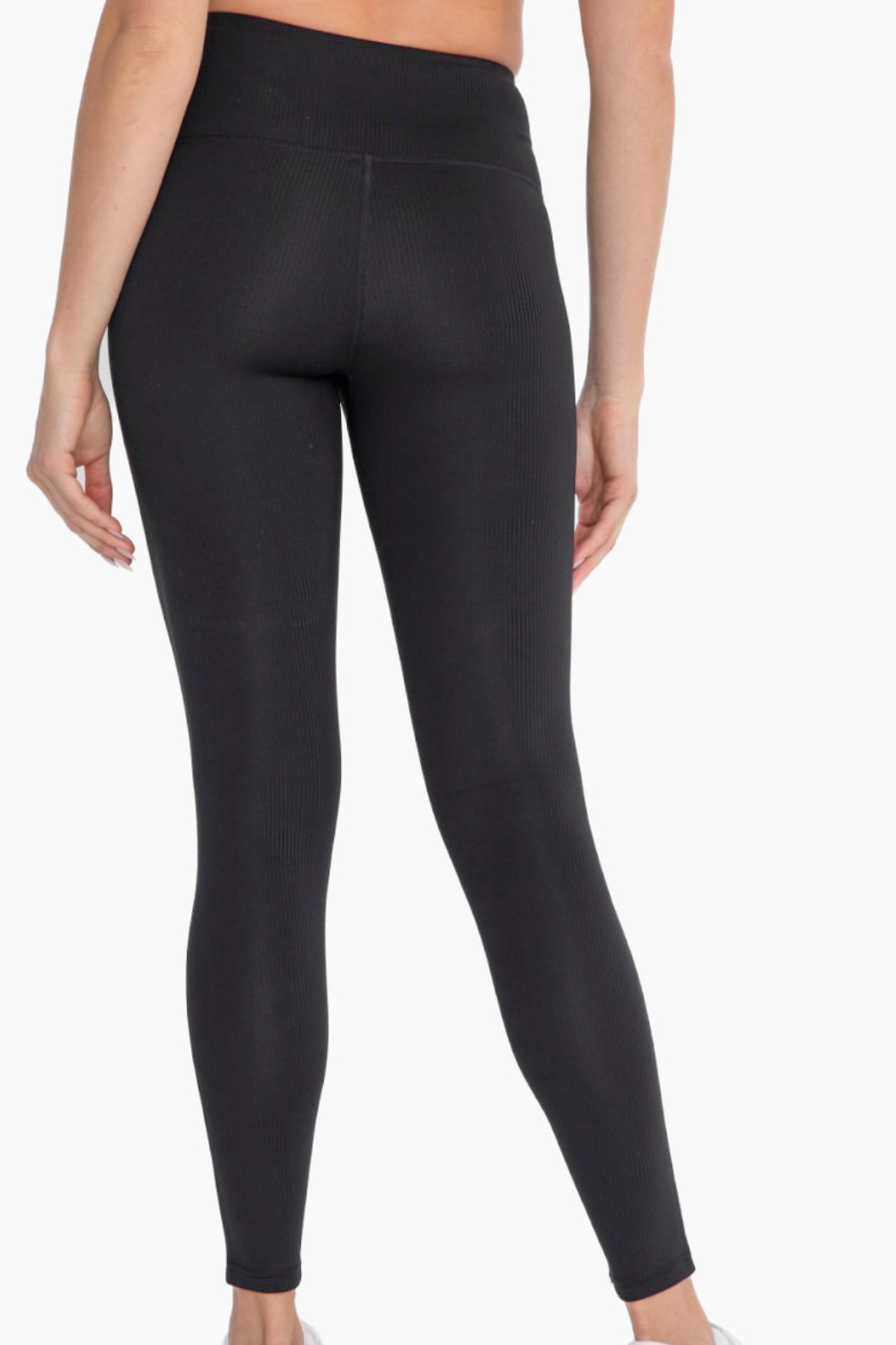 Jackie Ribbed High-Waisted Leggings