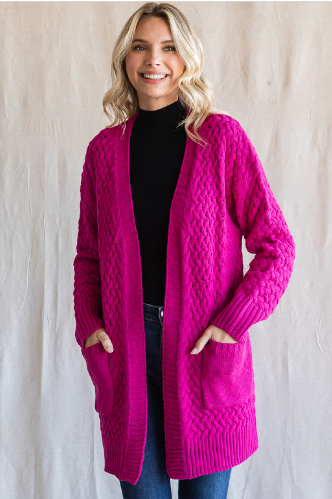 Jodi Open Sweater Cardigan