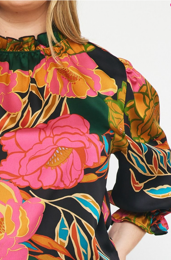 Pamela Floral Print Top
