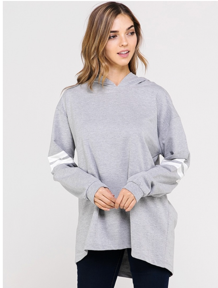 Sybil Varsity Long Sleeve Top