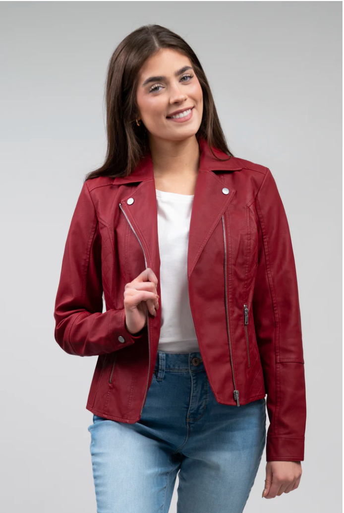 Macy Vegan Leather Jacket