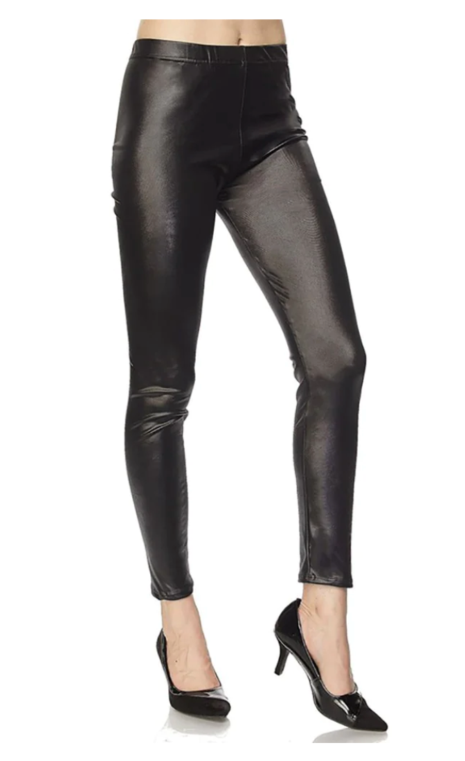 Katie Vegan Leather Leggings