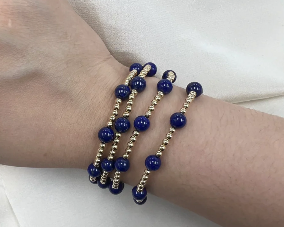 Ava Stone + Bead Bracelet