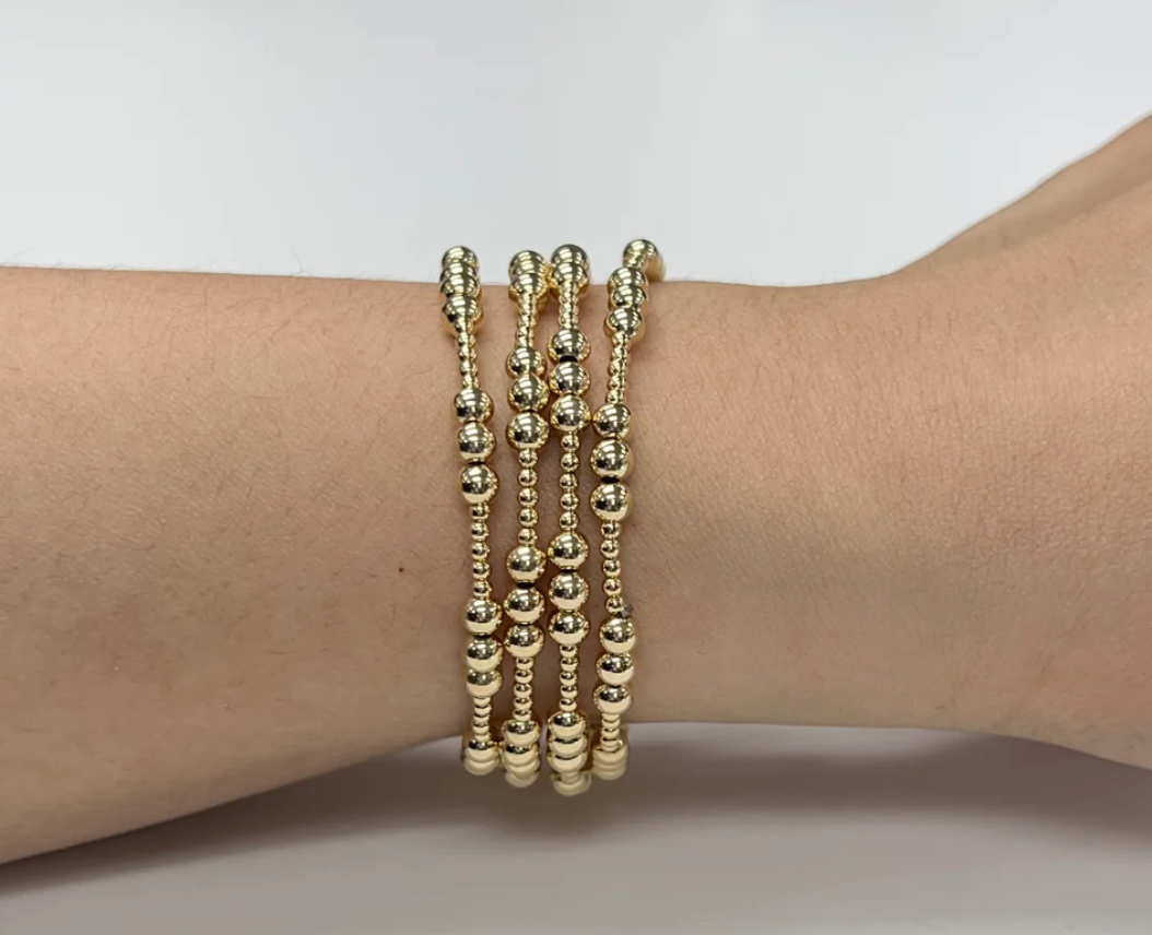 Faith Mixed Bead Bracelet