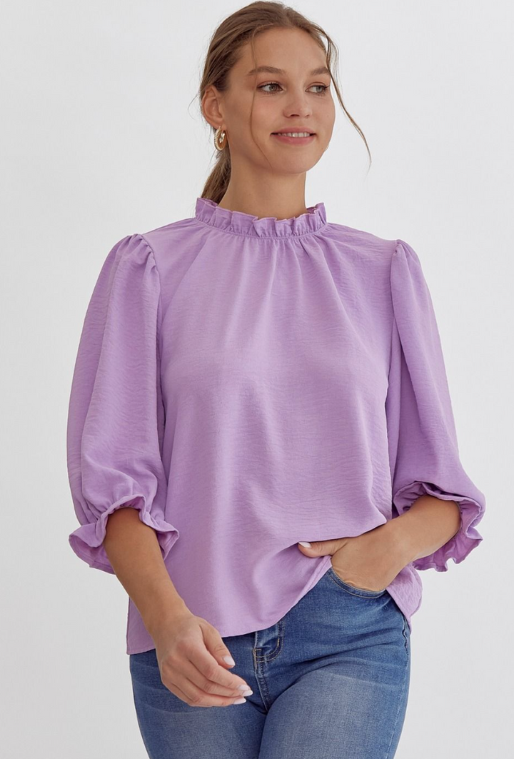 Marty Ruffle Sleeve Top