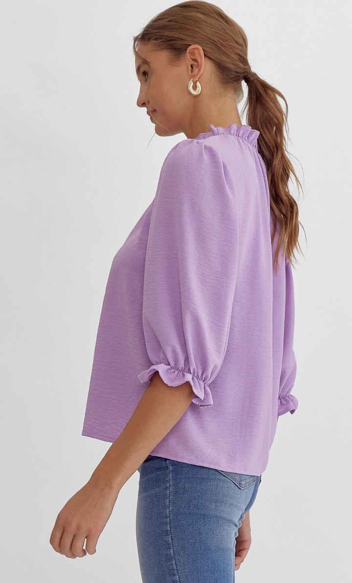 Marty Ruffle Sleeve Top