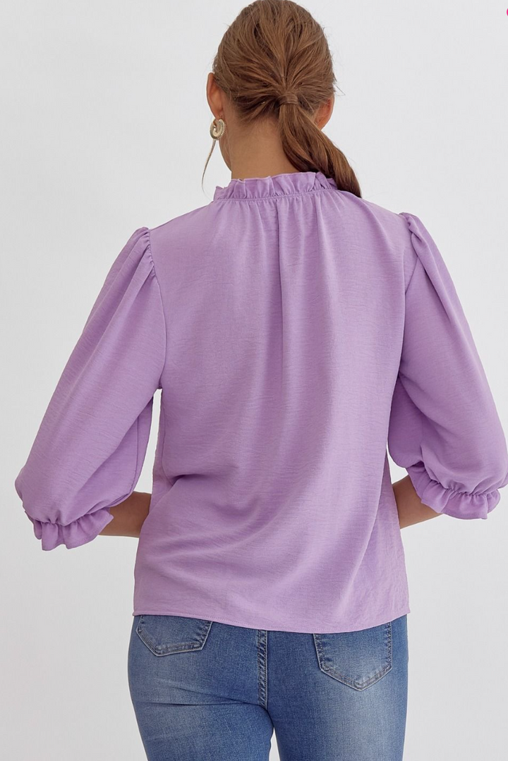 Marty Ruffle Sleeve Top