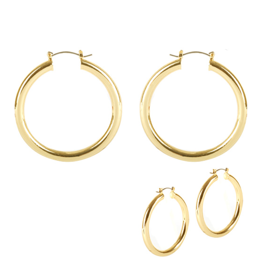 Salena Gold Hoop Earrings
