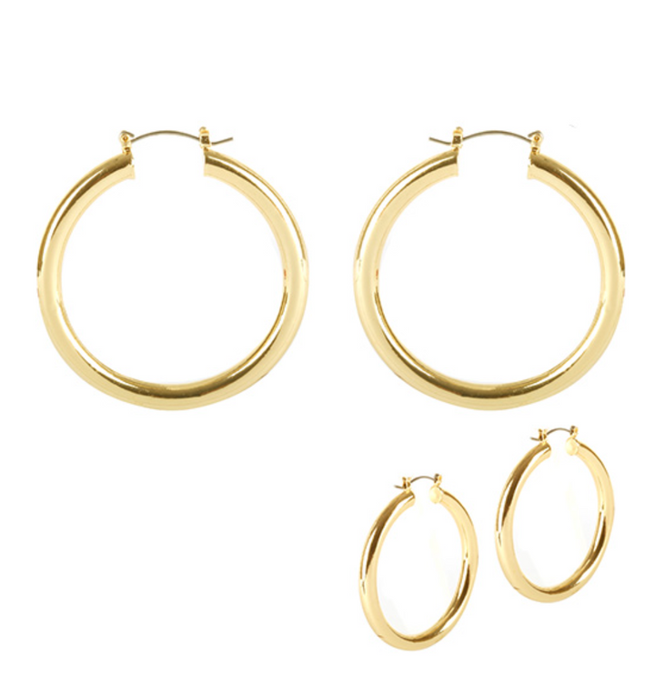 Salena Gold Hoop Earrings