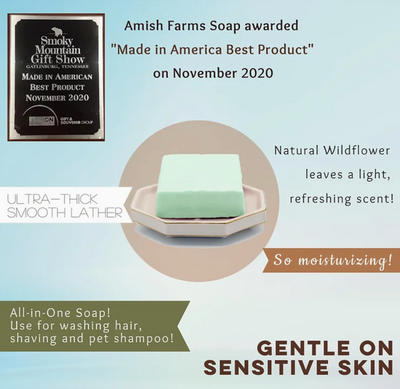 Amish Farms Soap 5-Bar Bag Color Bars + Fragrance