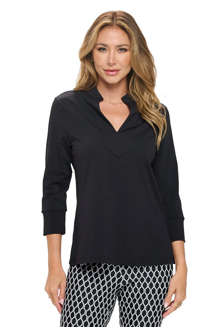 Claudine Quarter Sleeve Top