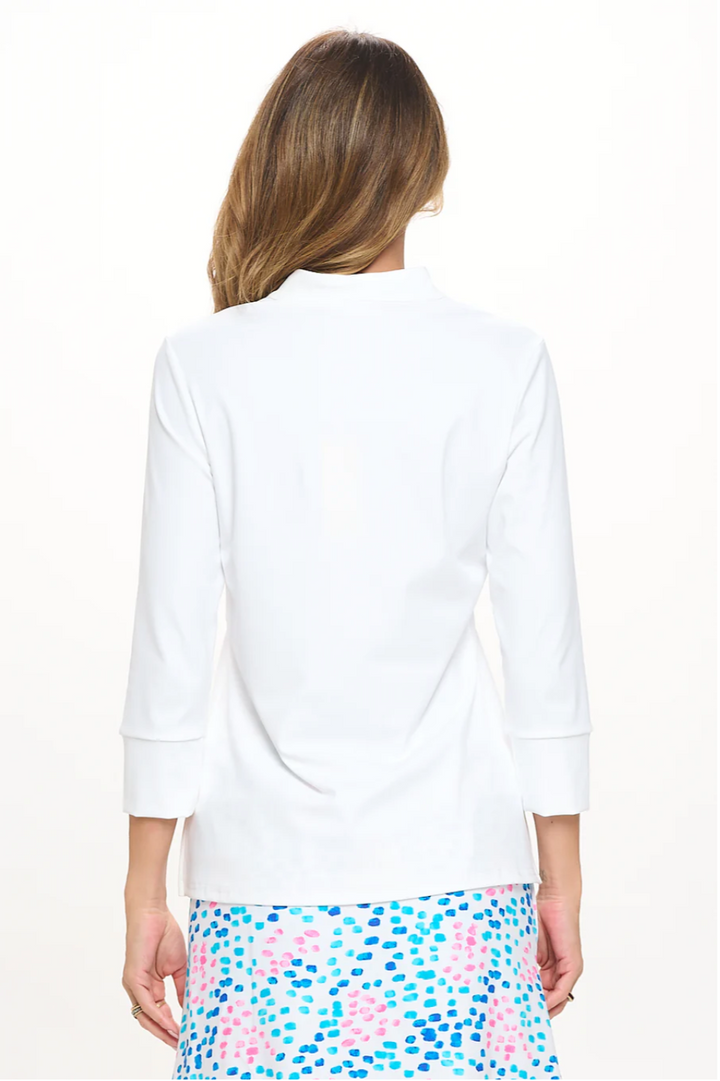 Claudine Quarter Sleeve Top