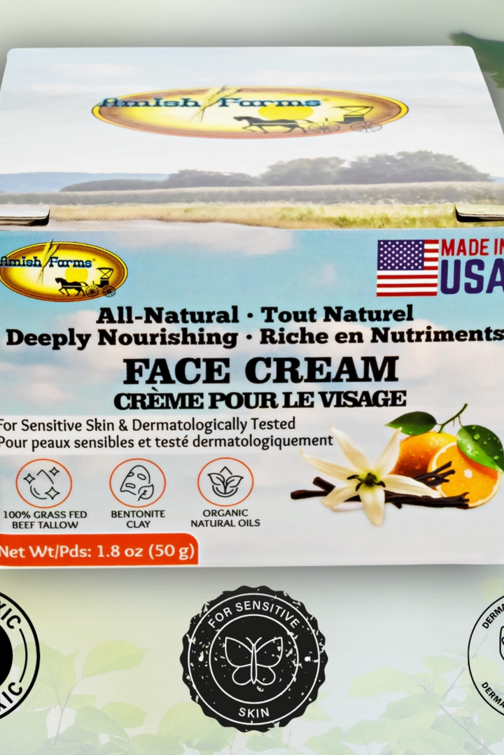 Amish Farms All Natural Tallow Face Cream